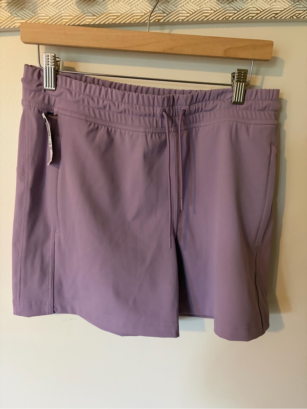 Aritzia Lavender Athletic Drawstring Short